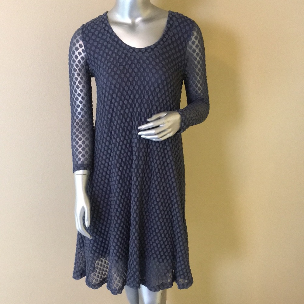 ANTHROPOLOGIE | Lilka Dress Circle / Dot Texture